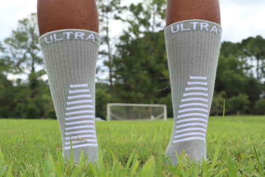 Gray Ultra Grip Socks
